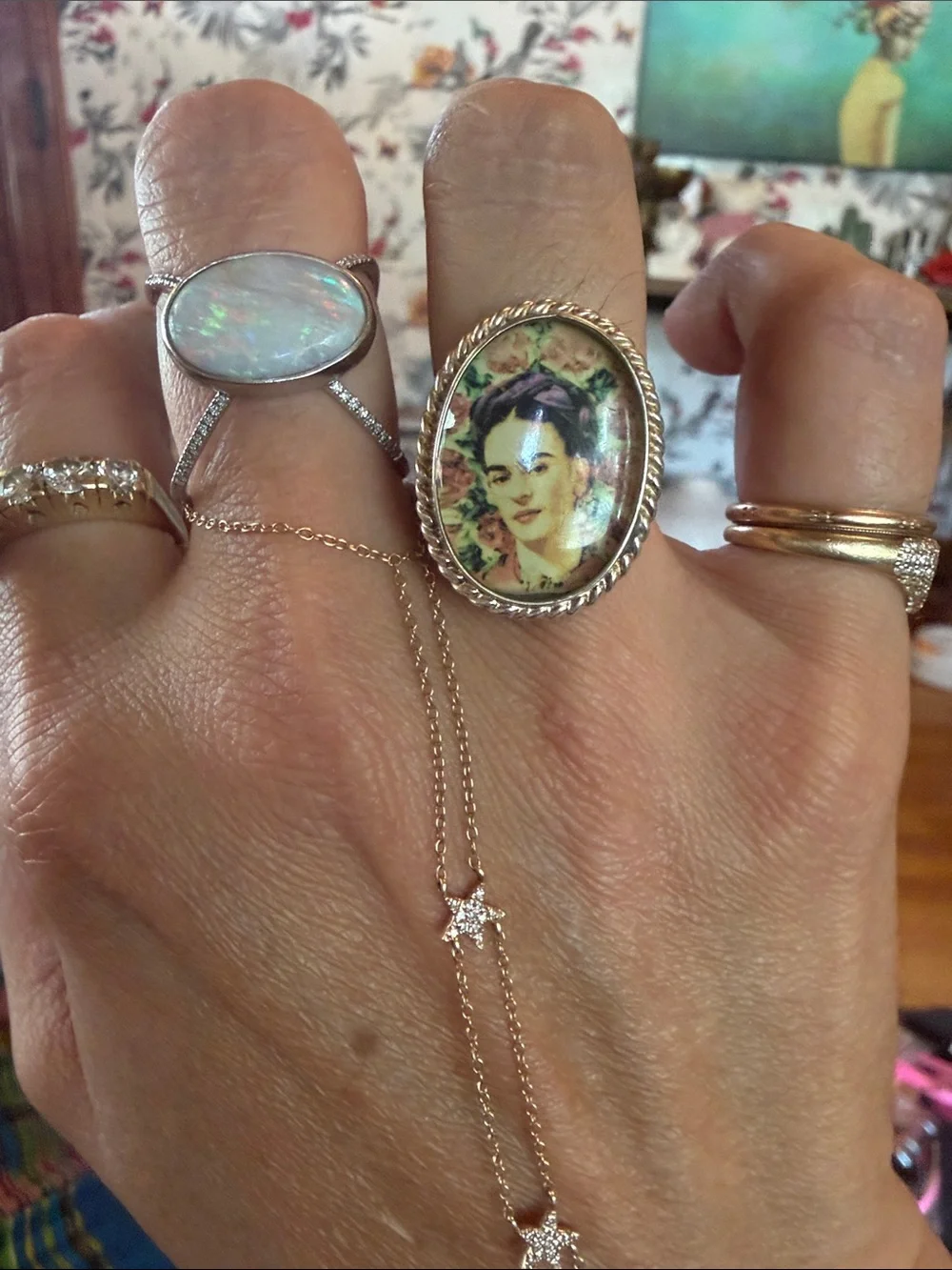 Frida Silver Ring Size 8